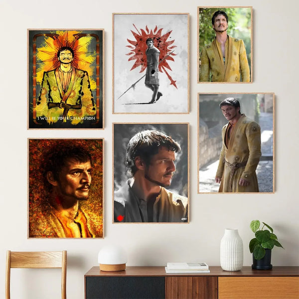 Quadro em Lona Oberyn Martell/ Arte de Parede/ Decoração Moderno