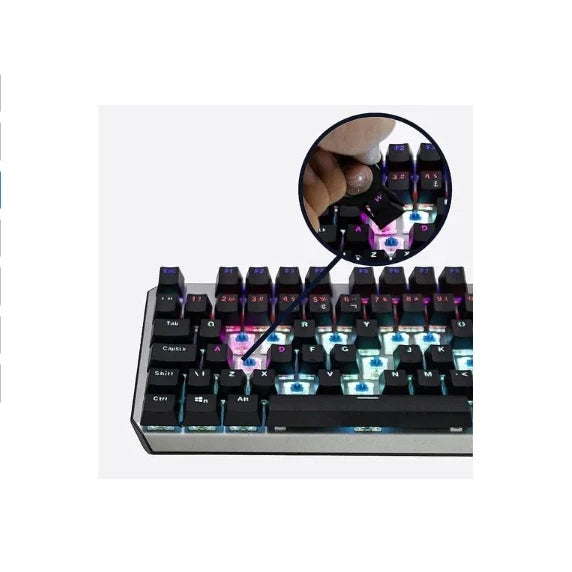 Teclado Gamer Mecânico Usb Keyboard Aula Fz066-ii Com Led