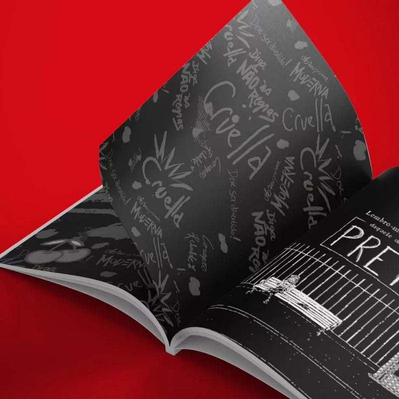 Livro Cruella - Preto, Branco E Vermelho