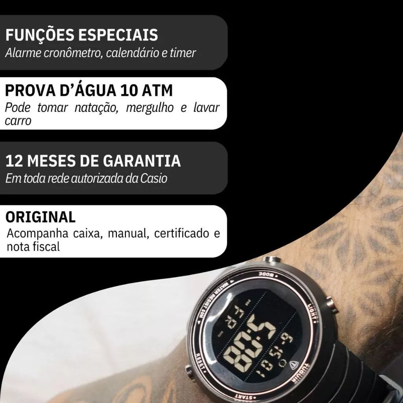 Relógio Masculino Tuguir TG30020 – Esportivo, Digital e à Prova d’Água