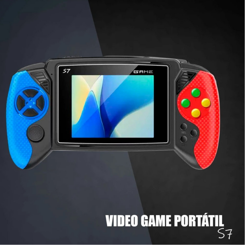 Console portátil S7 Plus – Tela 3,2" – Video Game Portátil