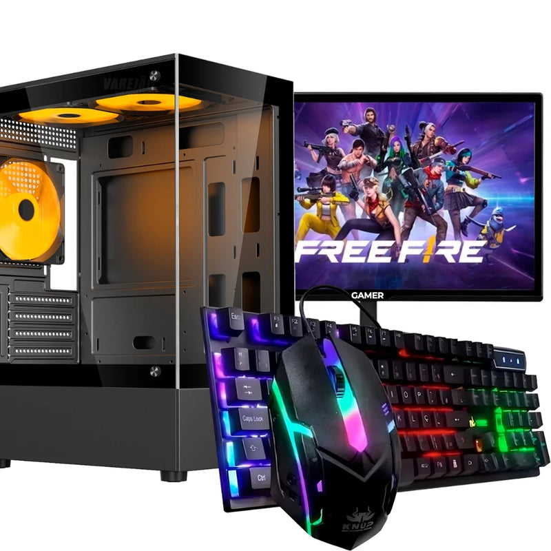PC Gamer Branco | i5 3.4GHz | GeForce 4GB | 16GB RAM | SSD 1TB | Monitor 20