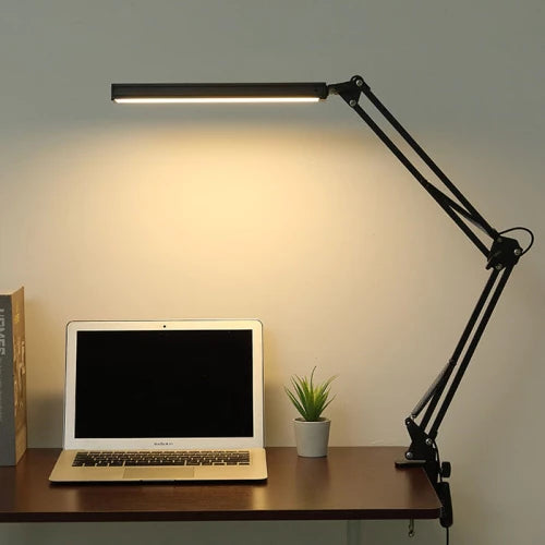 Luminária de Mesa Articulada | Regulável com Garra de Fixação