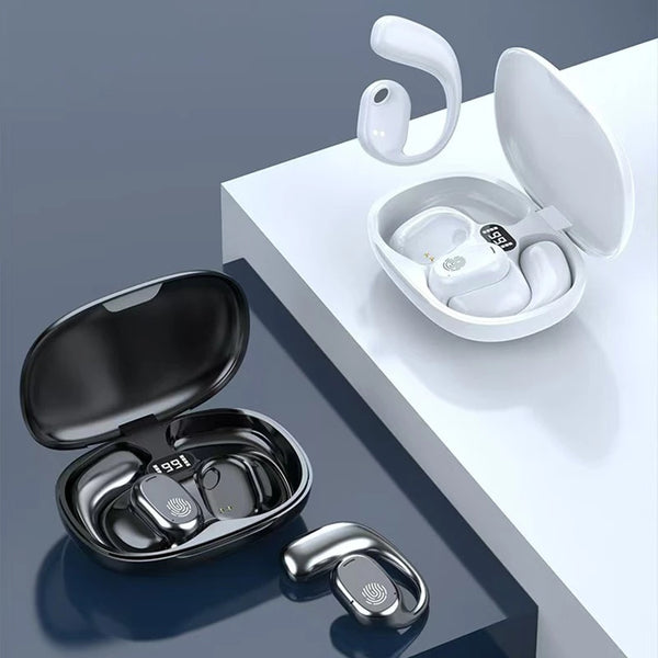 Fones Bluetooth esportivos TWS 5.3 com display de carga - D28