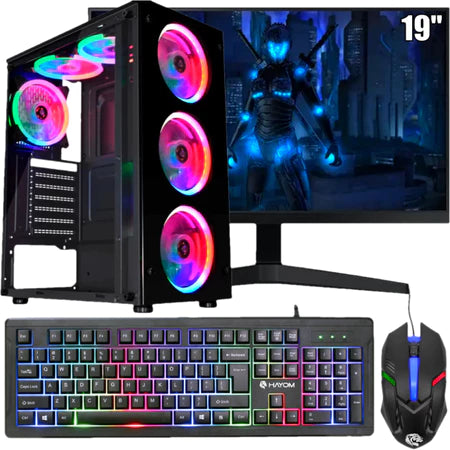 PC Gamer Intel i7 3.6GHz, GeForce 4GB, 16GB RAM, SSD 480GB, Monitor 19