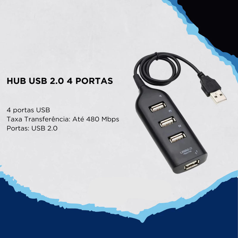 Kit Gamer – Teclado + Mouse + Hub + Tripé