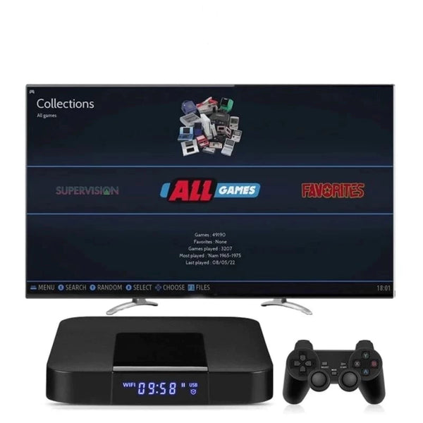 Super Console X PRO TX9 – 40.000 Jogos + 2 Controles