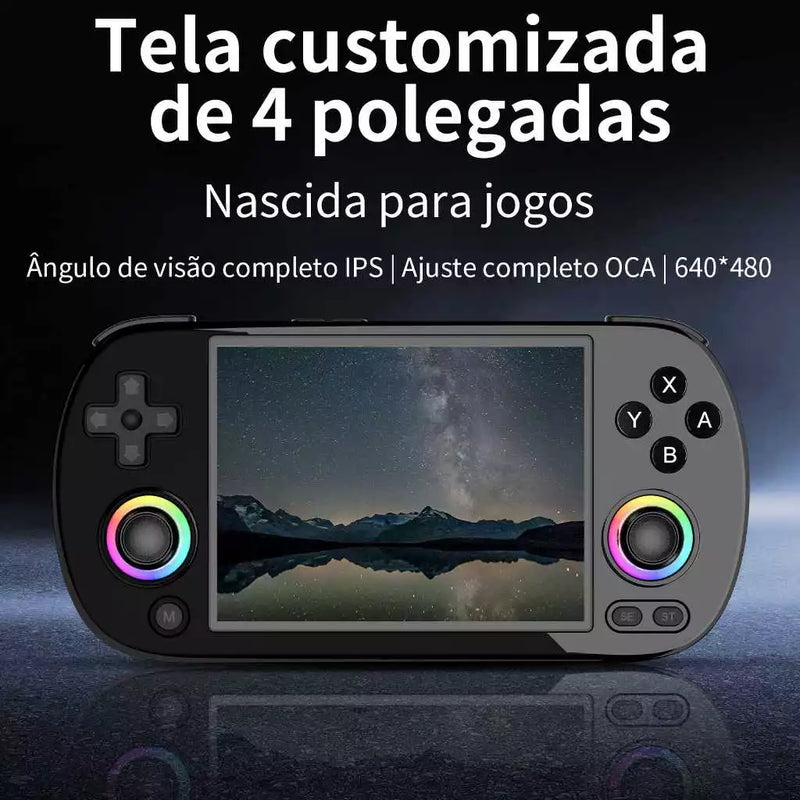 Anbernic RG40XX H – Console Retrô Portátil com MicroSD cheio de jogos!