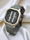 Relógio Masculino SquareLine Drive Pulseira Resistente