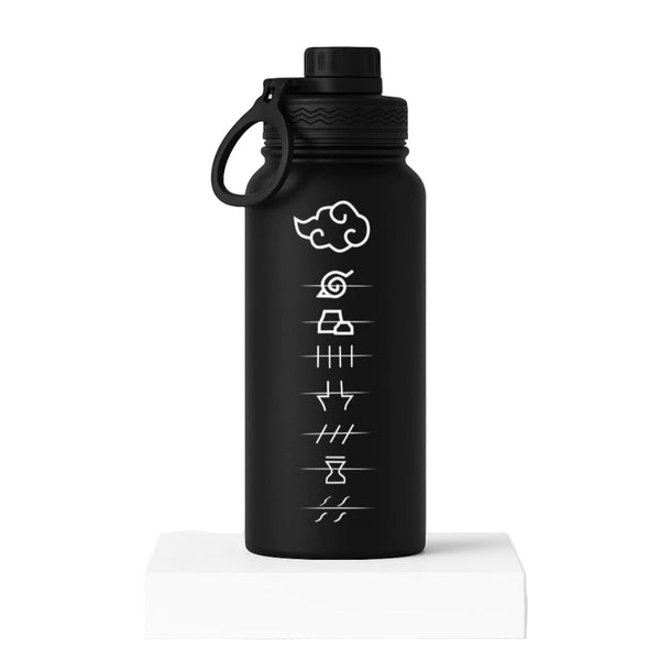 Garrafa Térmica Naruto Akatsuki 600ml – Aço Inox, Esportiva e Portátil