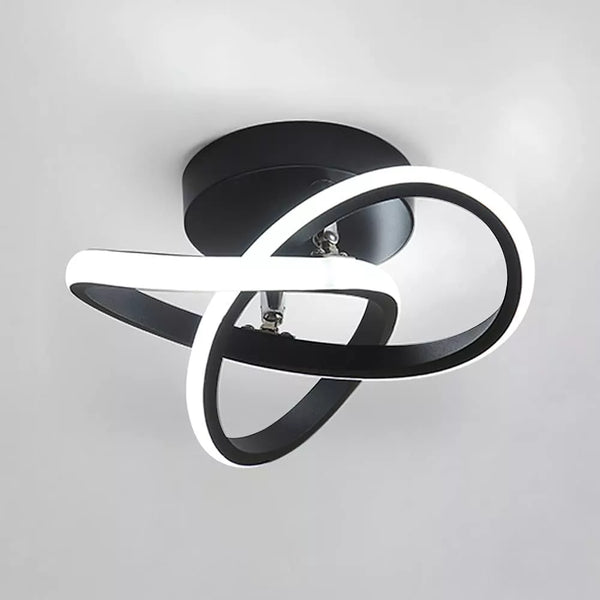 Lustre LED Moderno com Sensor Inteligente – Luz Tricolor Ajustável, Proteção para os Olhos e Economia de Energia
