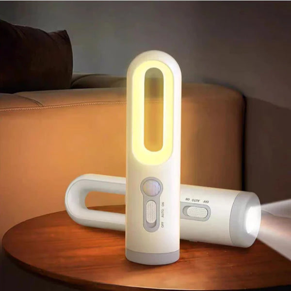 Lâmpada LED com Sensor de Toque – 3 Cores, Sem Fio, Para Quarto