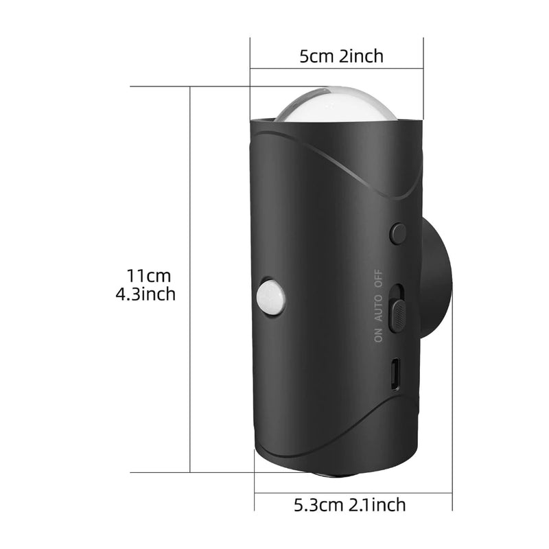 Lâmpada de Parede RGB com Luz Gradiente e Noturna