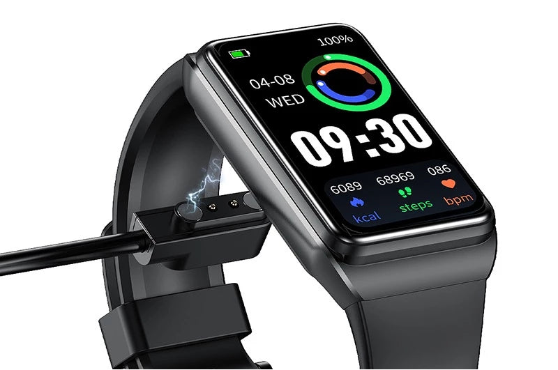 Relógio H68 – Tela HD, IP68, Oxímetro