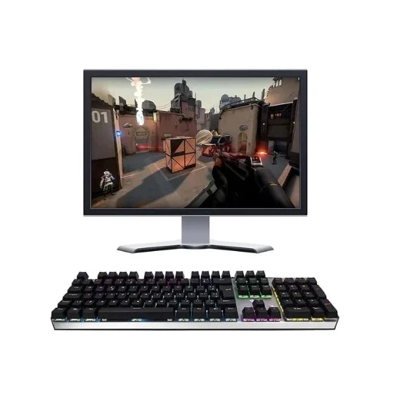 Teclado Gamer Mecânico Usb Keyboard Aula Fz066-ii Com Led