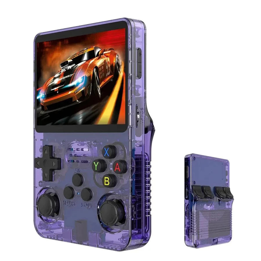 R36S Retro Console: Tela IPS 3.5" | 64GB High Speed