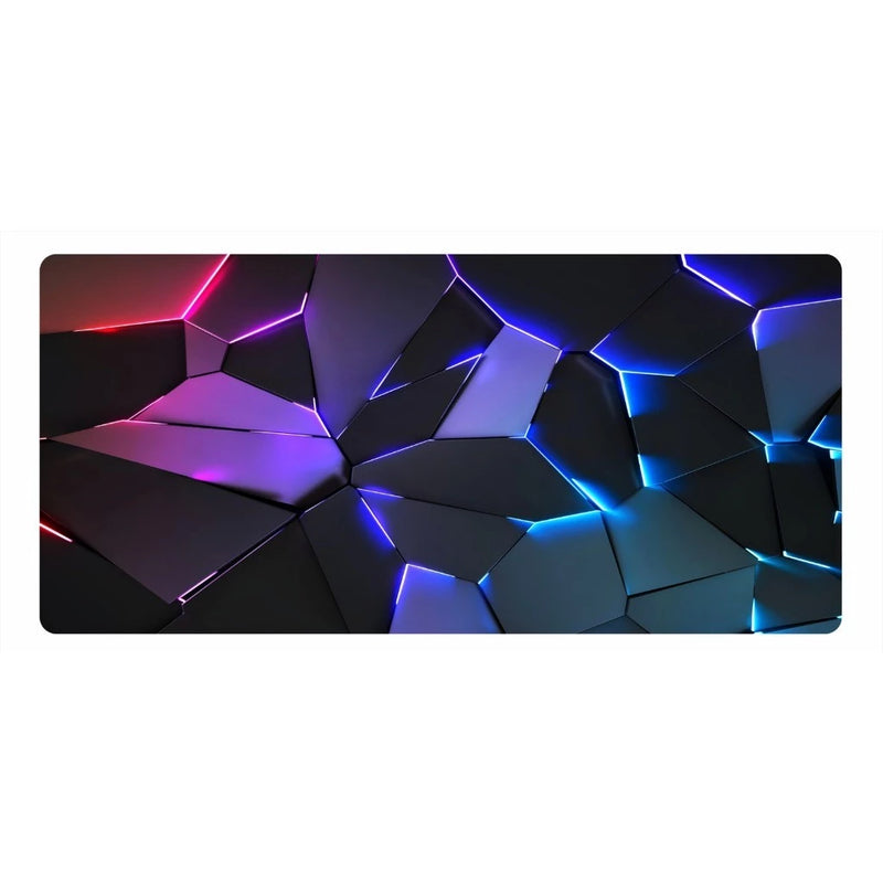 Mouse Pad Gamer LED Médio 70x30 RGB Impermeável Antiderrapante