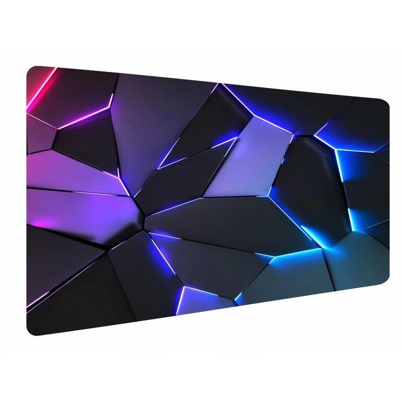 Mouse Pad Gamer LED Médio 70x30 RGB Impermeável Antiderrapante