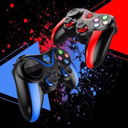 Controle Joystick G7 Bluetooth com suporte para celular + cabo USB