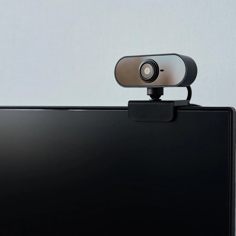 Webcam Full HD 1080p com microfone – ideal para PC, notebook e home office