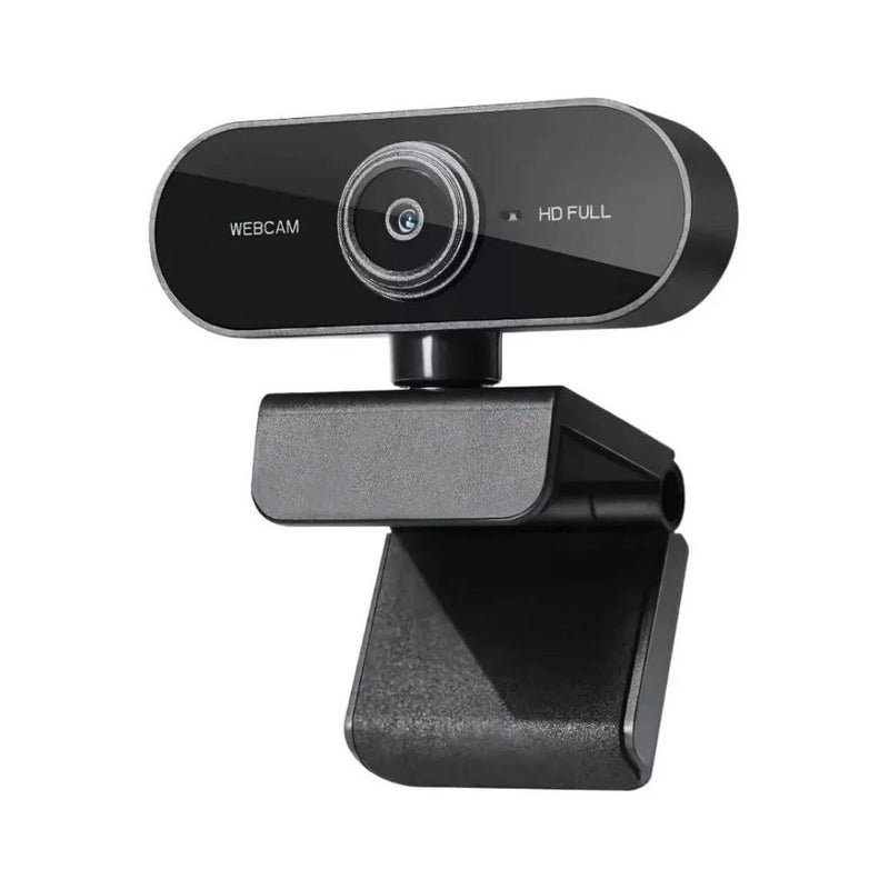 Webcam Full HD 1080p com microfone – ideal para PC, notebook e home office