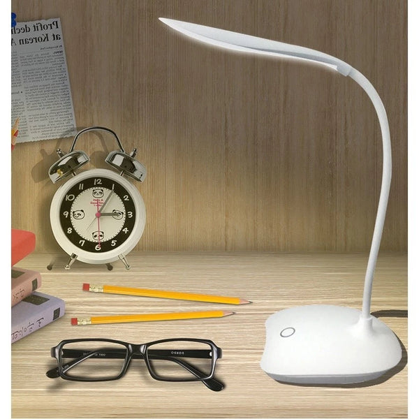 Luminária LED de Mesa | Recarregável | Flexível | Dobrável | Portátil