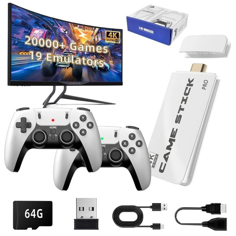 Game Stick 4K + 20.000 Jogos
