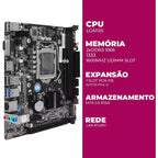 Placa Mãe LGA1155