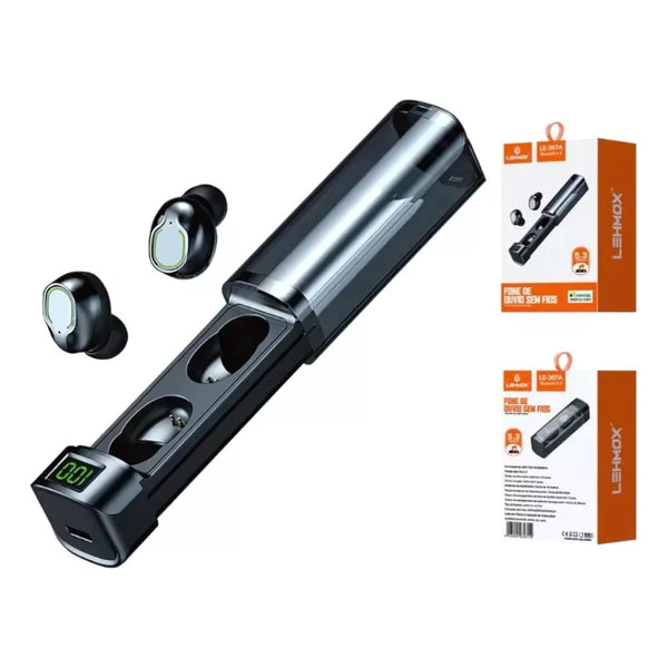Fone Bluetooth 5.3 Lehmox LEF-367A – Original, Microfone e Som Premium